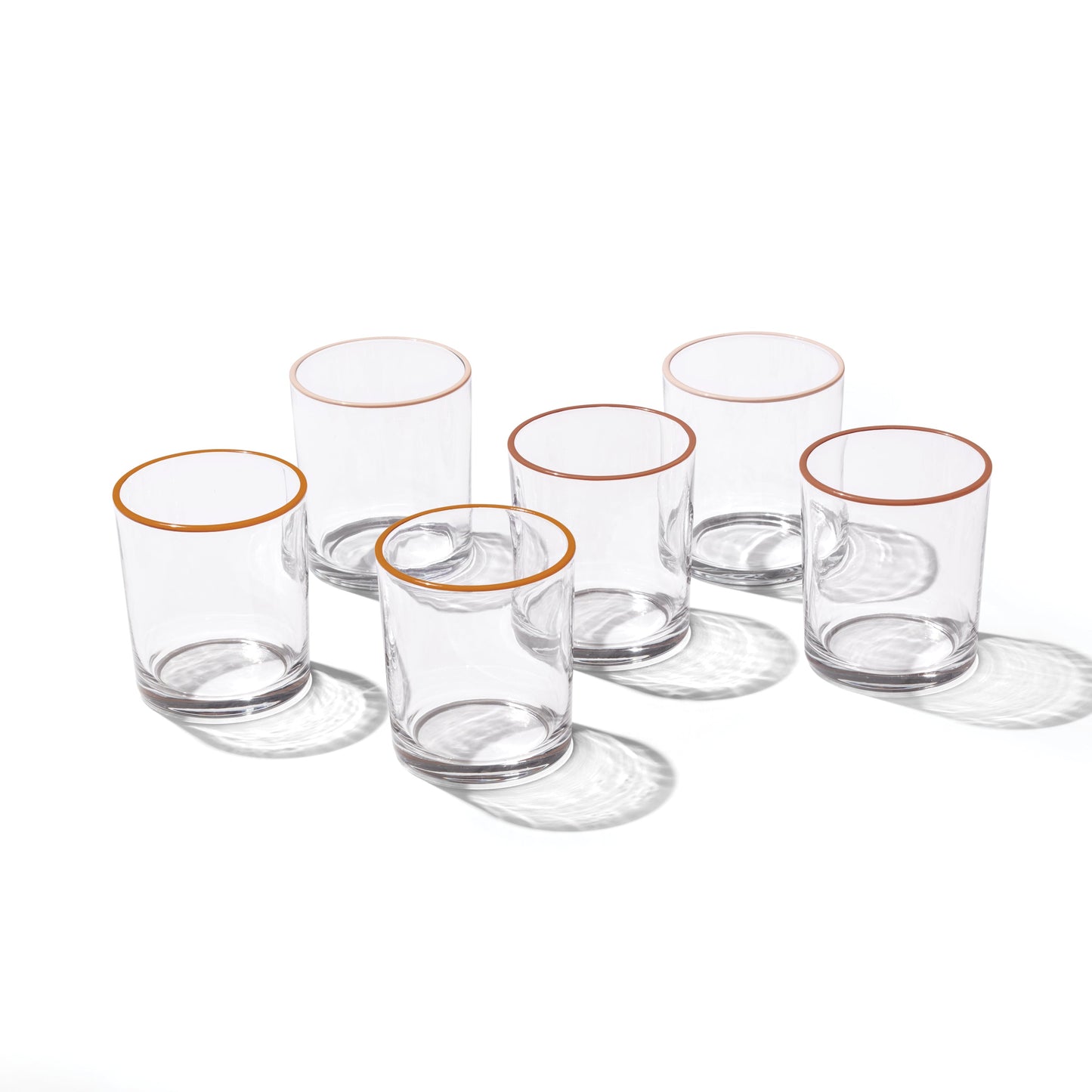 24 Seven Sunbaked Medium Tumblers, Set of 6