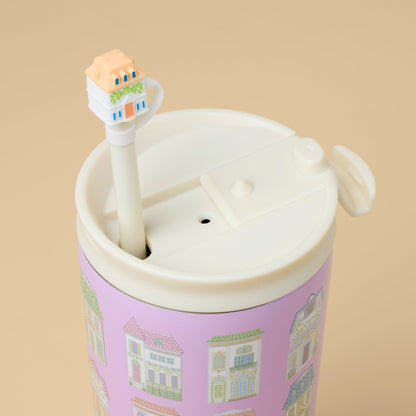 Lenox Spice Village 24oz Tumbler with Straw & Topper