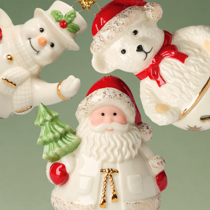 Jingle Bells 3-Piece Ornament Set