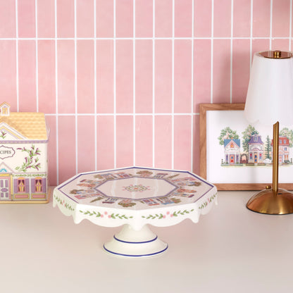 Lenox Spice Village Cake Plate