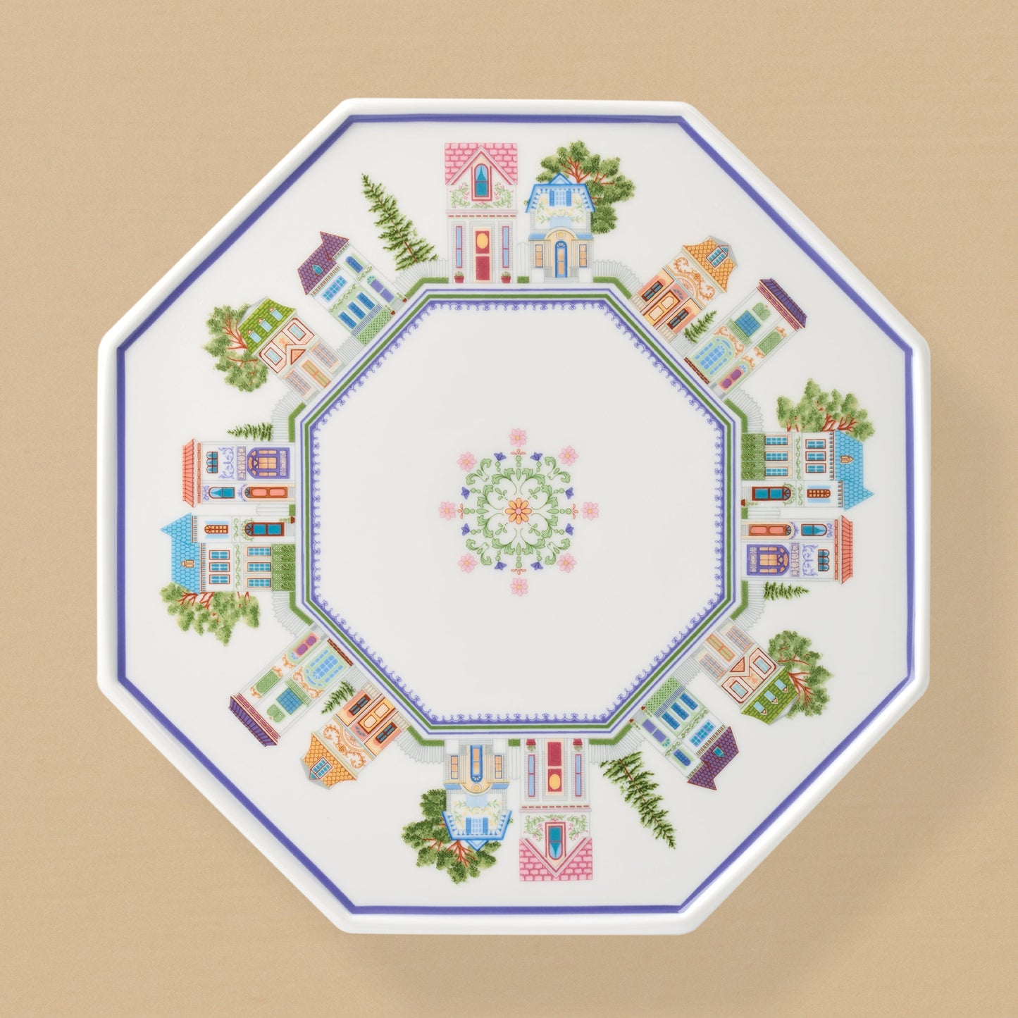 Lenox Spice Village Cake Plate