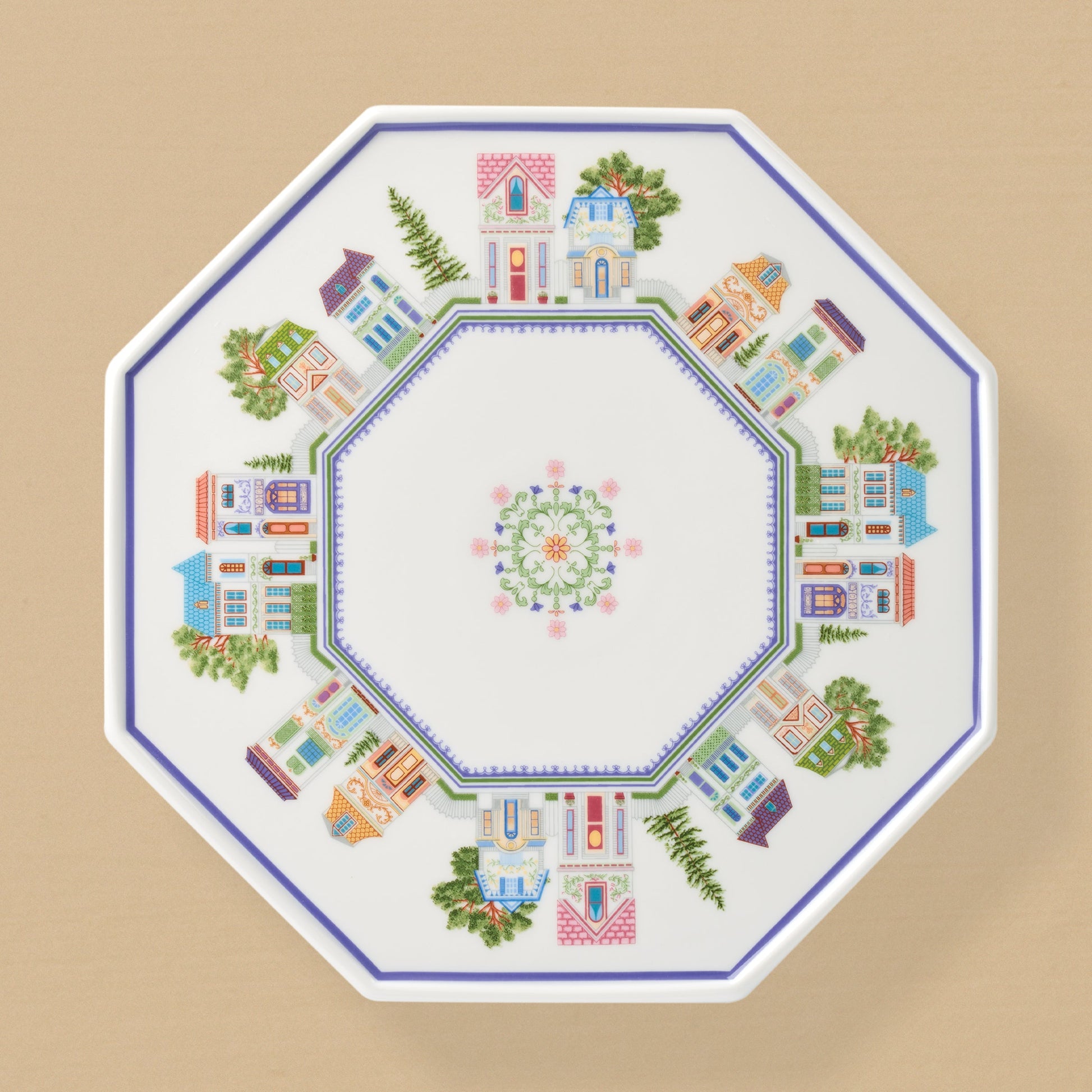 Lenox Spice Village Cake Plate