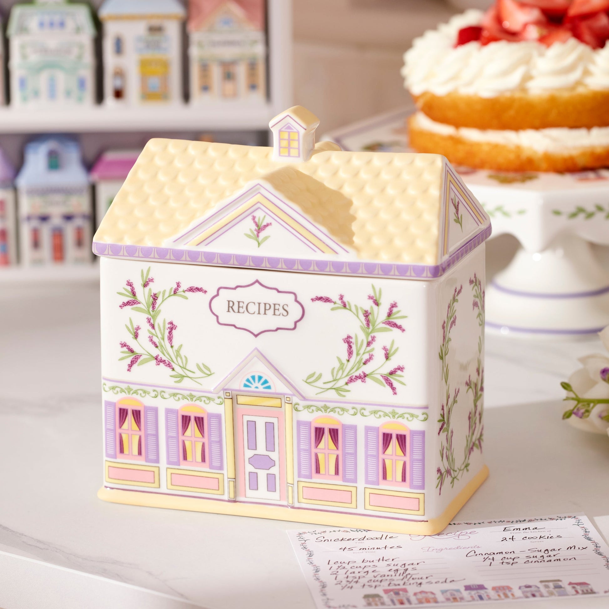 Lenox Spice Village Recipe Box