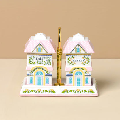 Lenox Spice Village Salt & Pepper with Tray