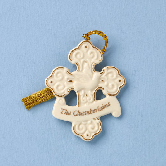 Personalized My Family Cross Ornament
