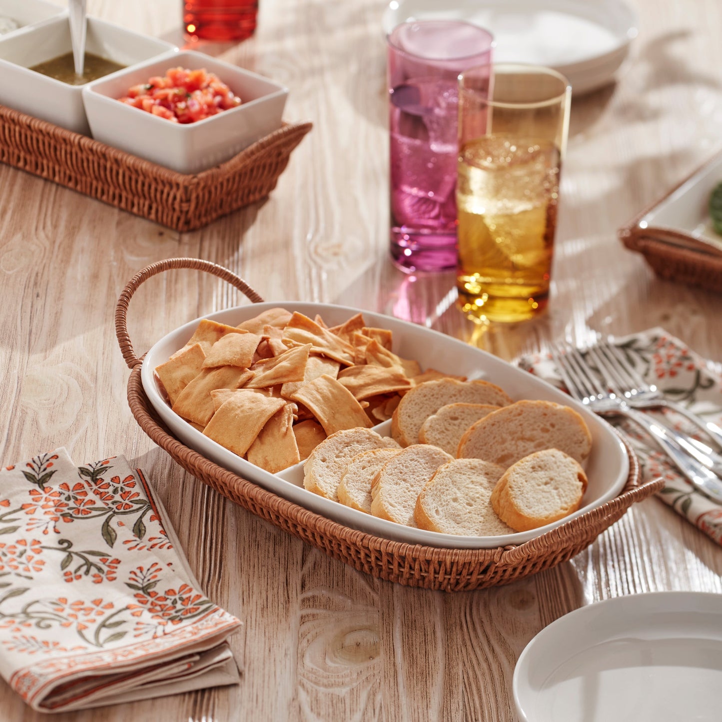 Willow & White, Divided Server with Tray