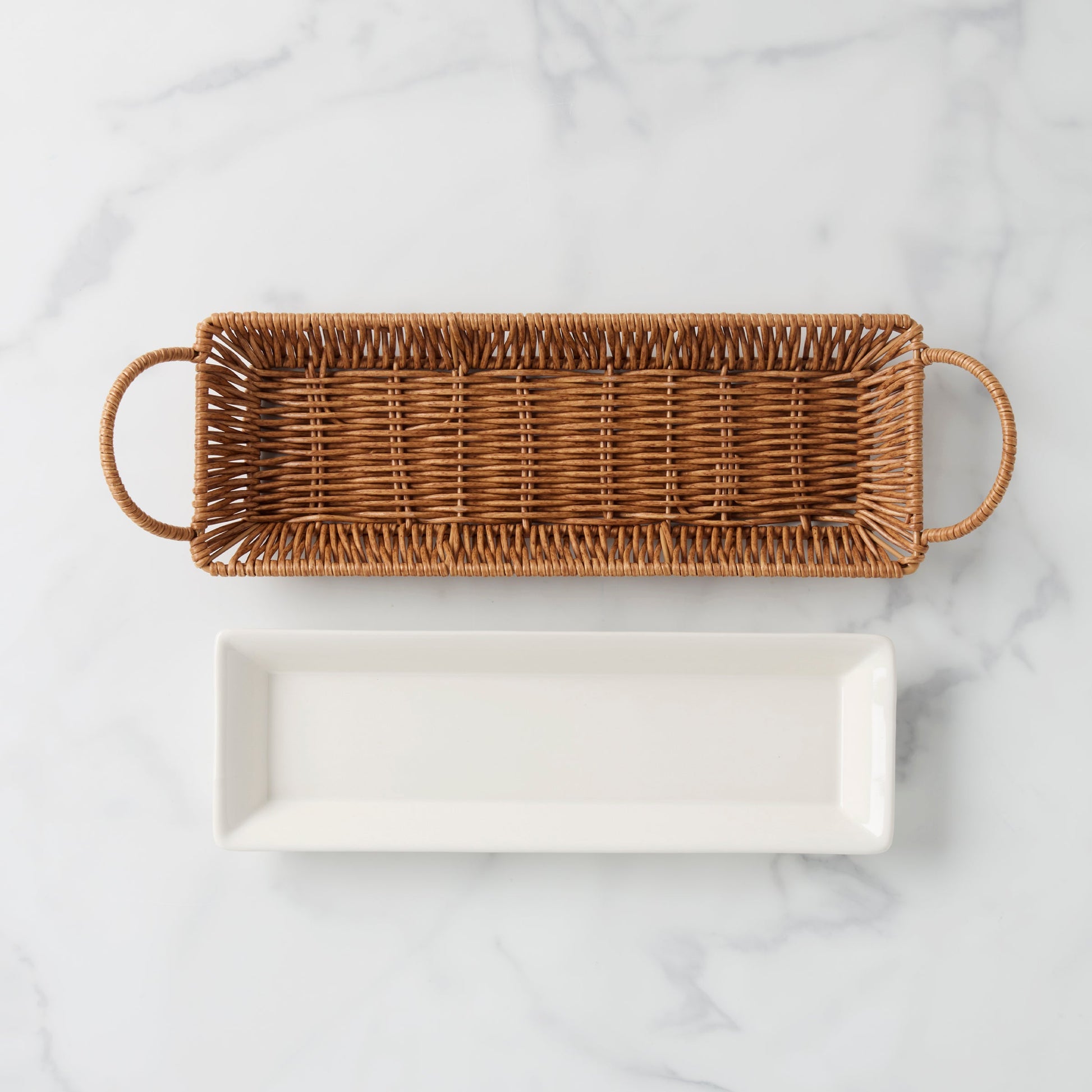 Willow & White, Hors D'Oeuvres Tray with Server