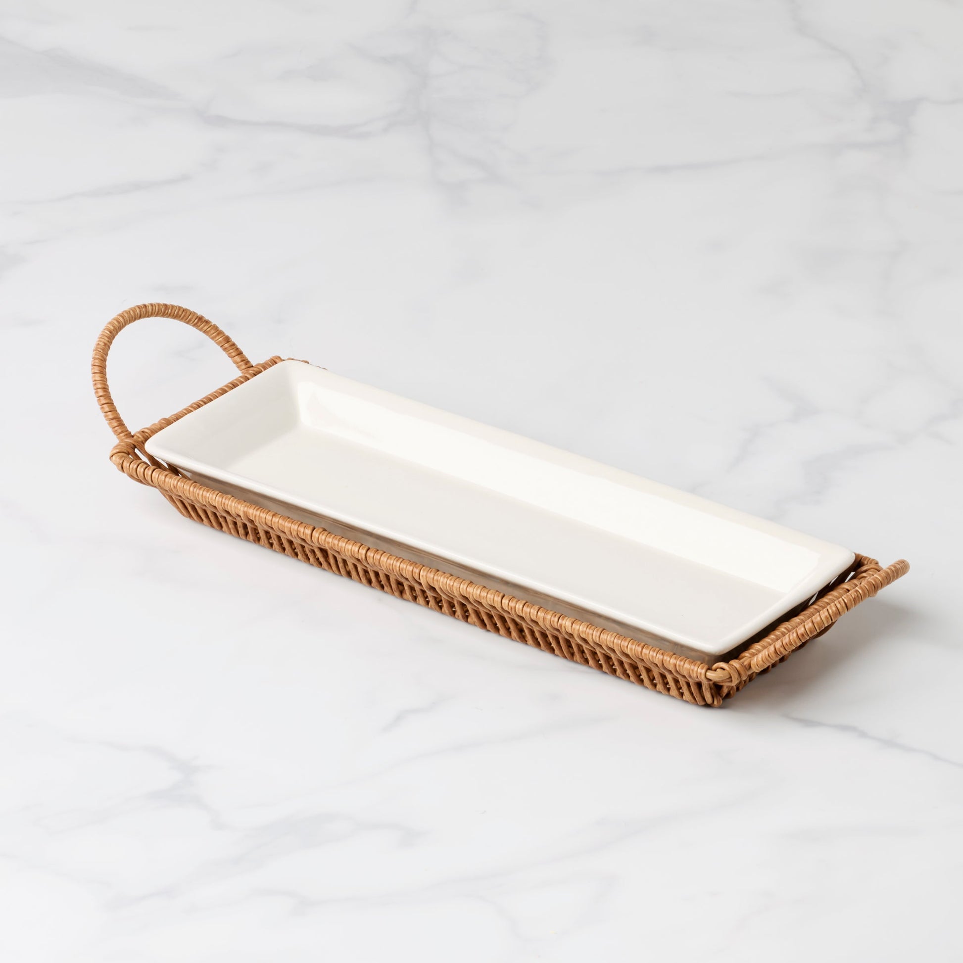 Willow & White, Hors D'Oeuvres Tray with Server