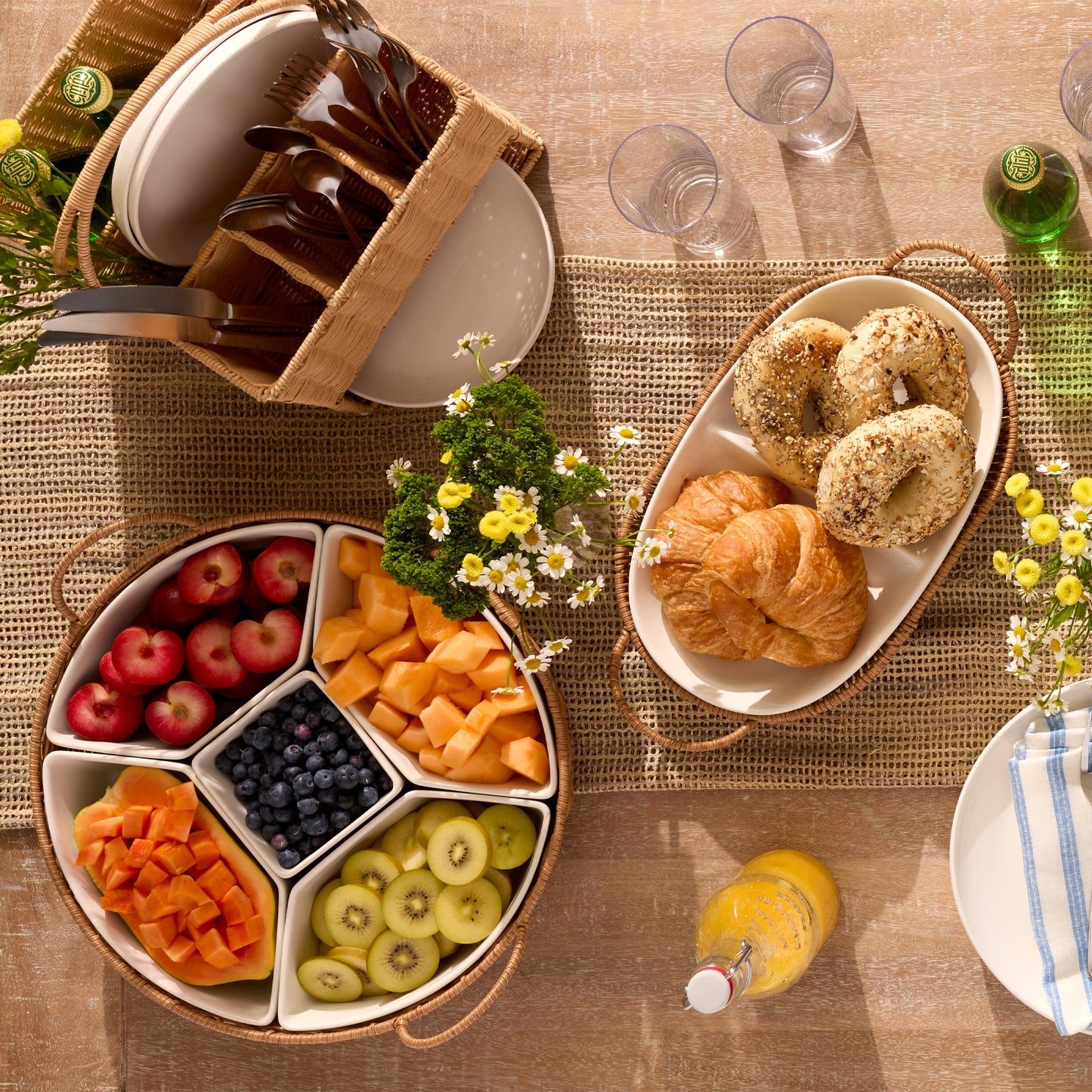 Willow & White 6-Piece Serving Set
