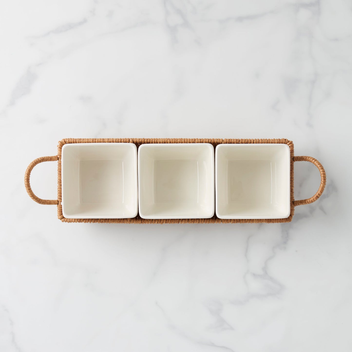 Willow & White, 4-Piece Serving Set