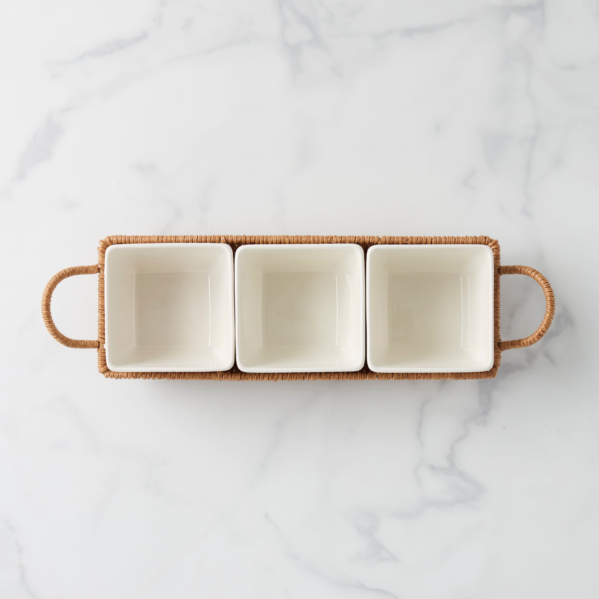 Willow & White, 4-Piece Serving Set