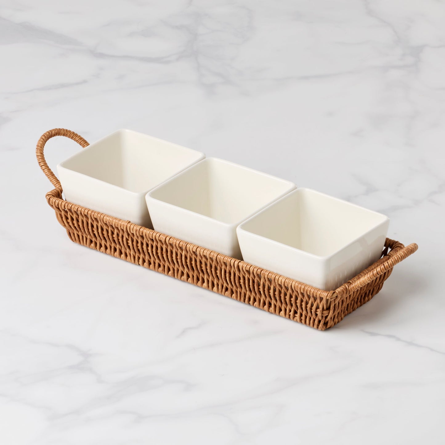 Willow & White, 4-Piece Serving Set