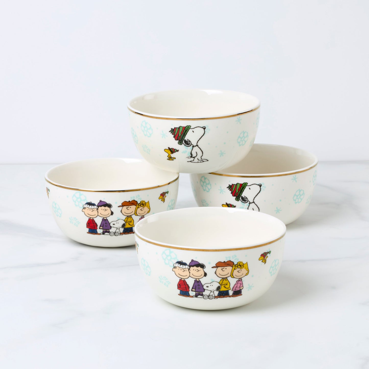Peanuts Gang All-Purpose Bowls, Set of 4, Assorted