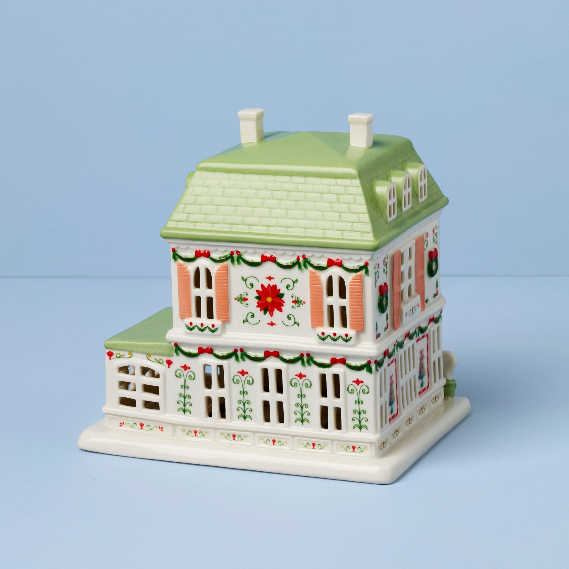 Lenox Holiday Village Sweet Shop Lit Figurine