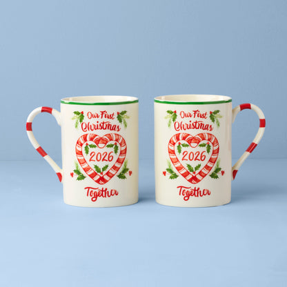 Holiday Our First Christmas Together 2-Piece Mug Set