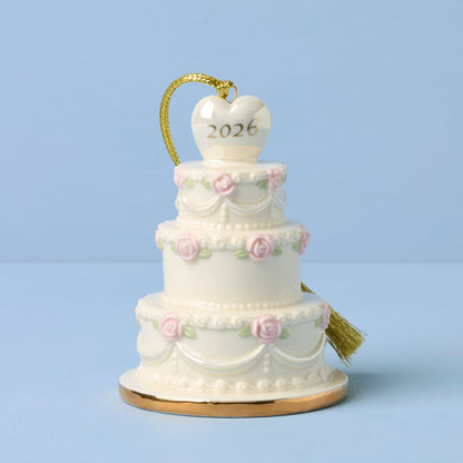 2026 Wedding Cake Ornament