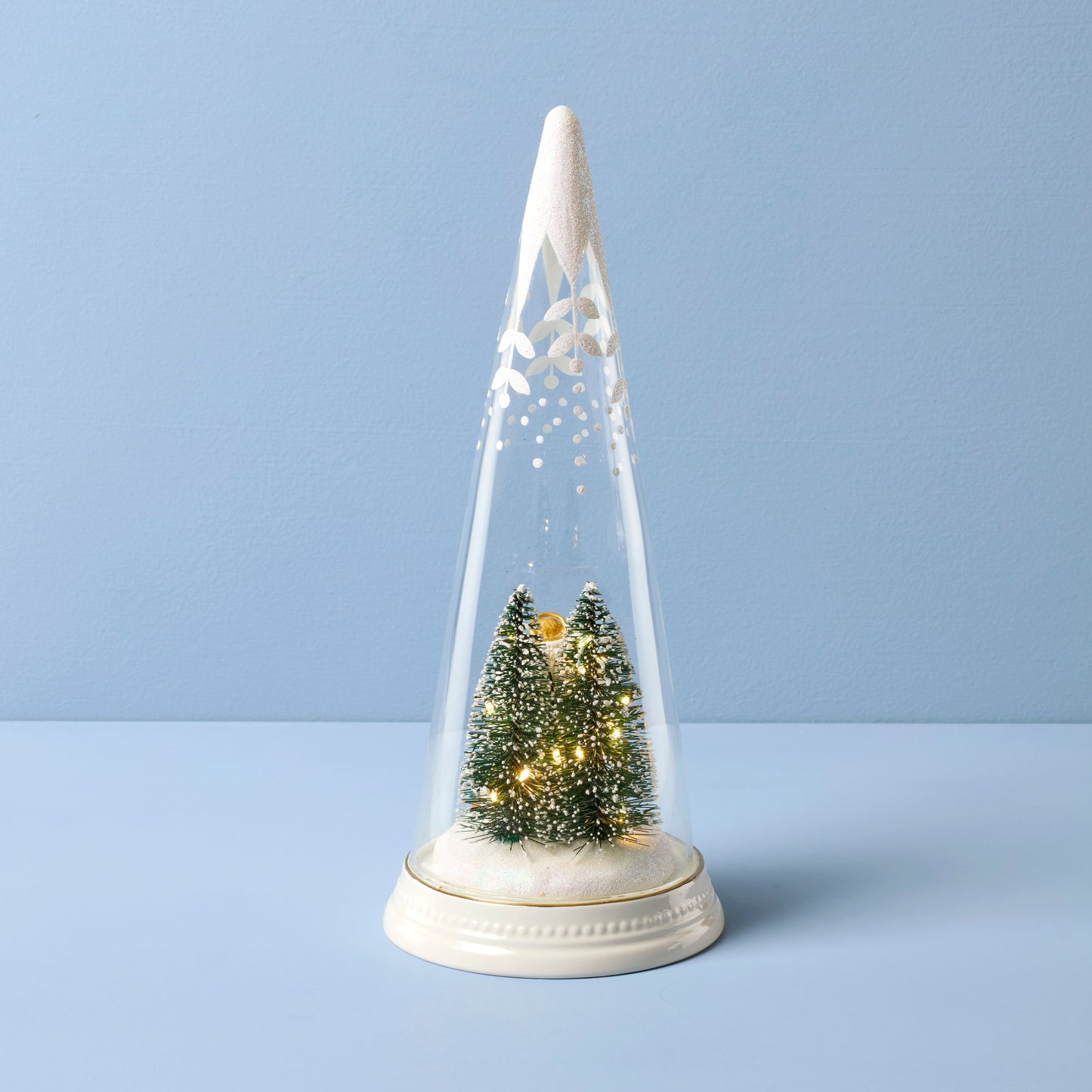 Merry & Magical Glass Lit Scene Angel