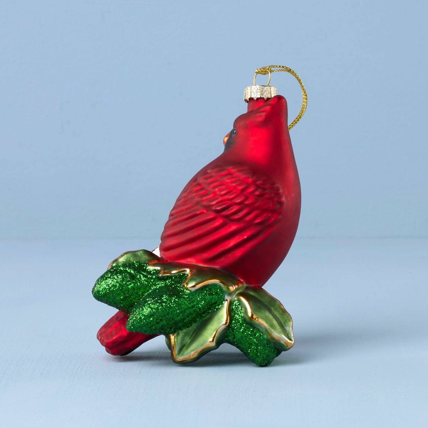 Blown Glass Cardinal Ornament