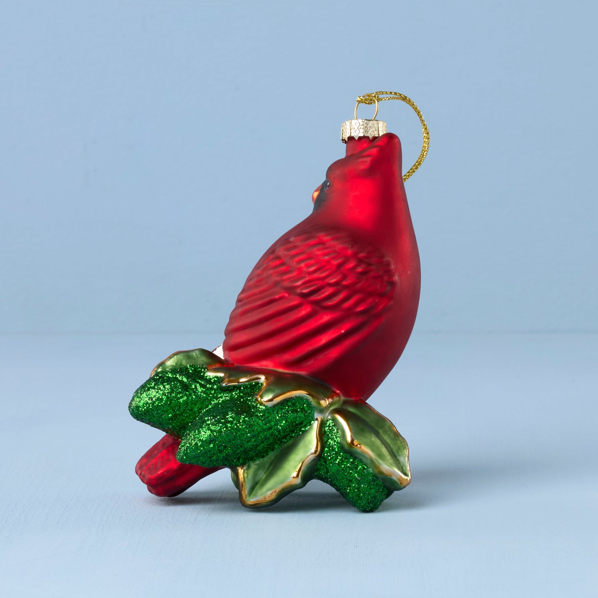 Blown Glass Cardinal Ornament