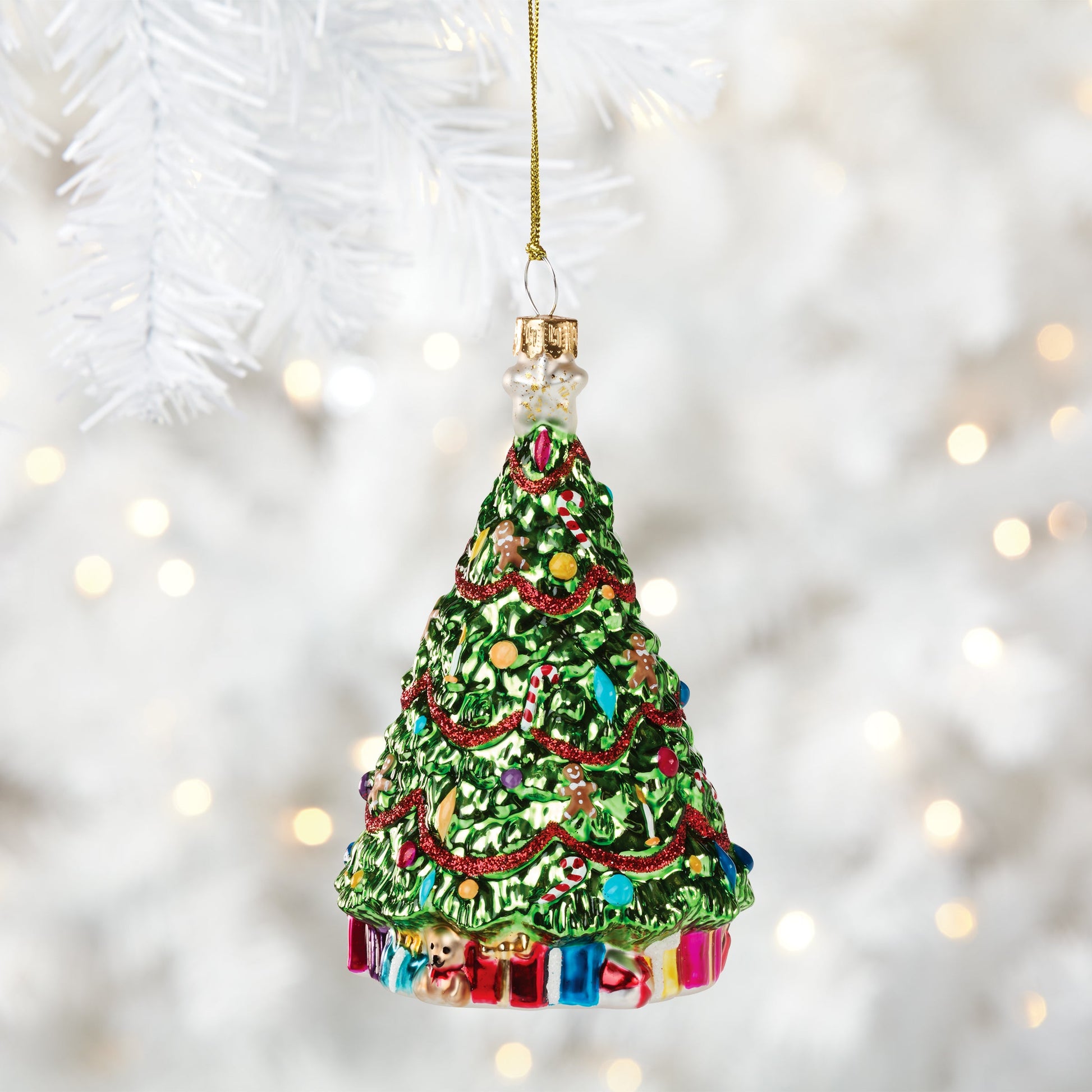 Blown Glass Tree Ornament