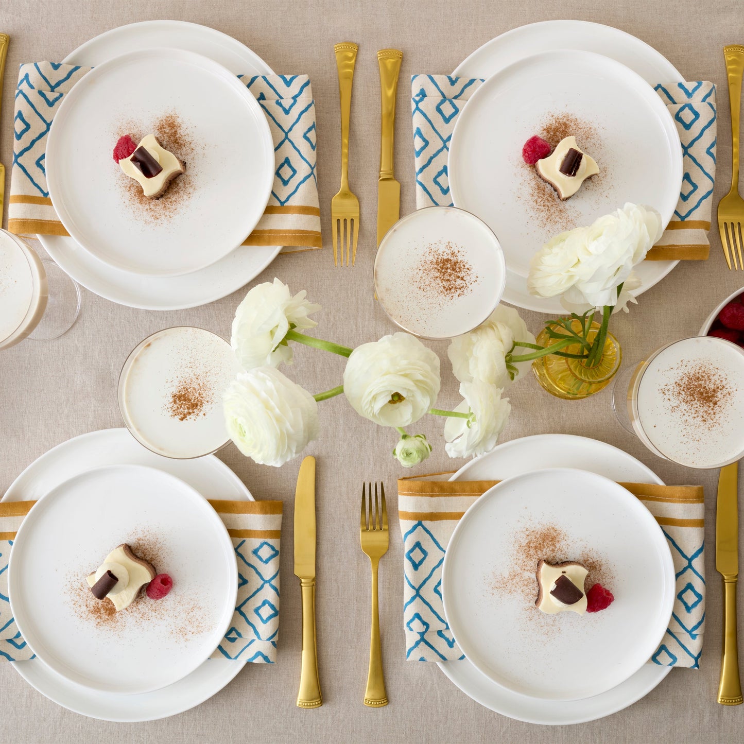 Modern White 18-Piece Dinnerware Set