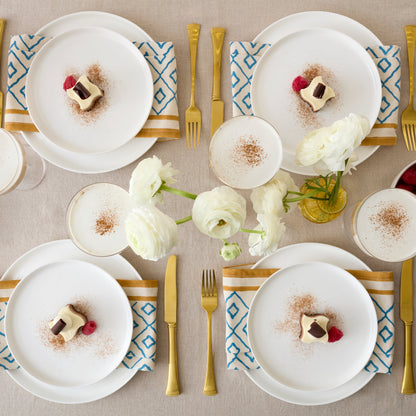 Modern White 18-Piece Dinnerware Set