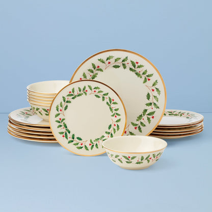Holiday 18-Piece Dinnerware Set