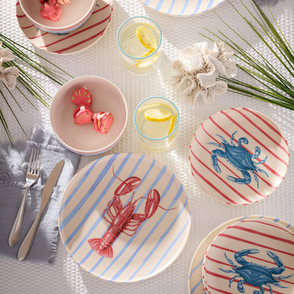 24 Seven Melamine Wharfside 18-Piece Dinnerware Set