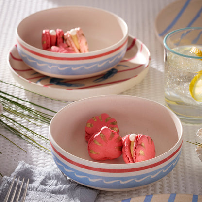 24 Seven Melamine Wharfside 18-Piece Dinnerware Set