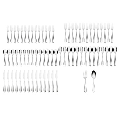 Delia 72-Piece Flatware Set