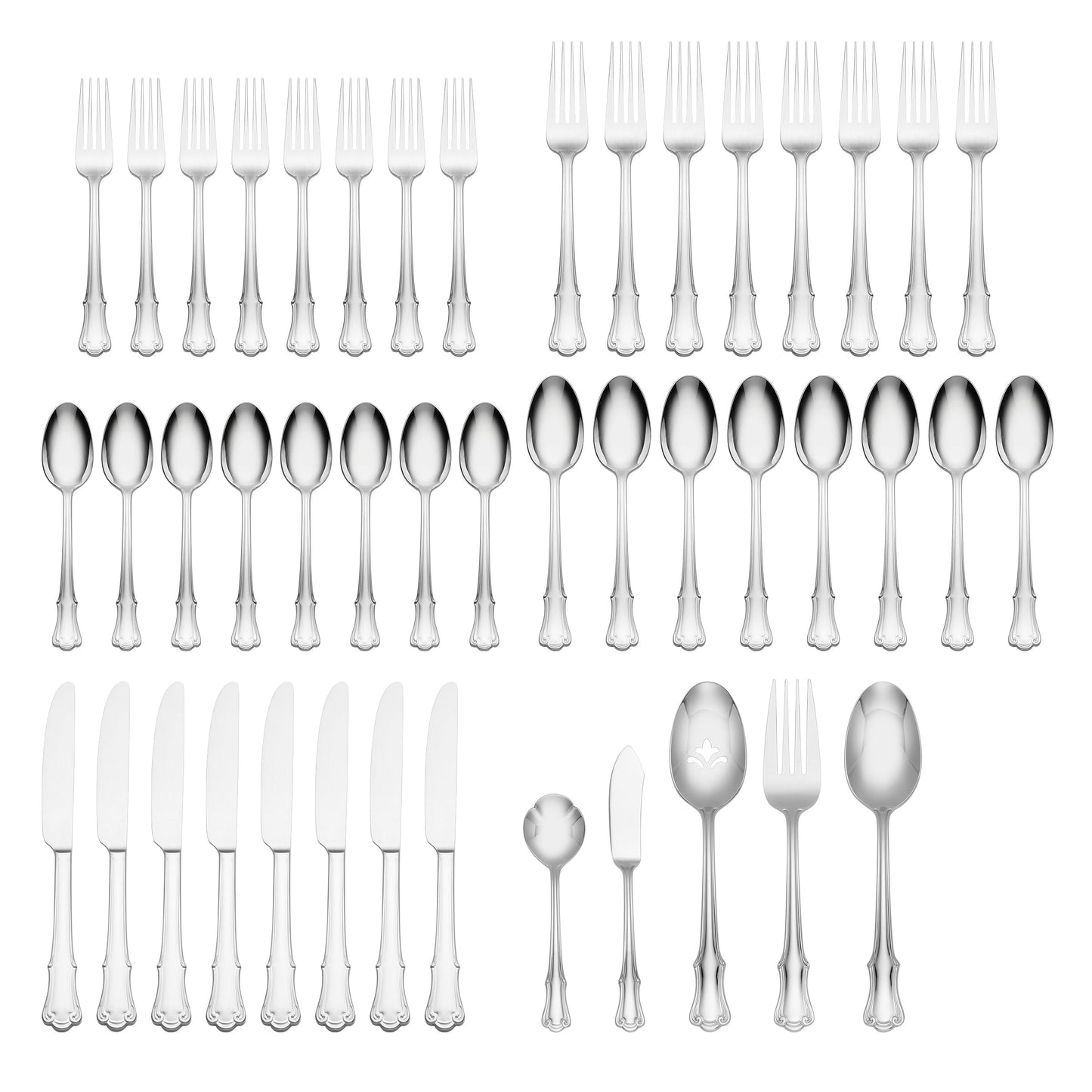 James Street 45-Piece Set Flatware