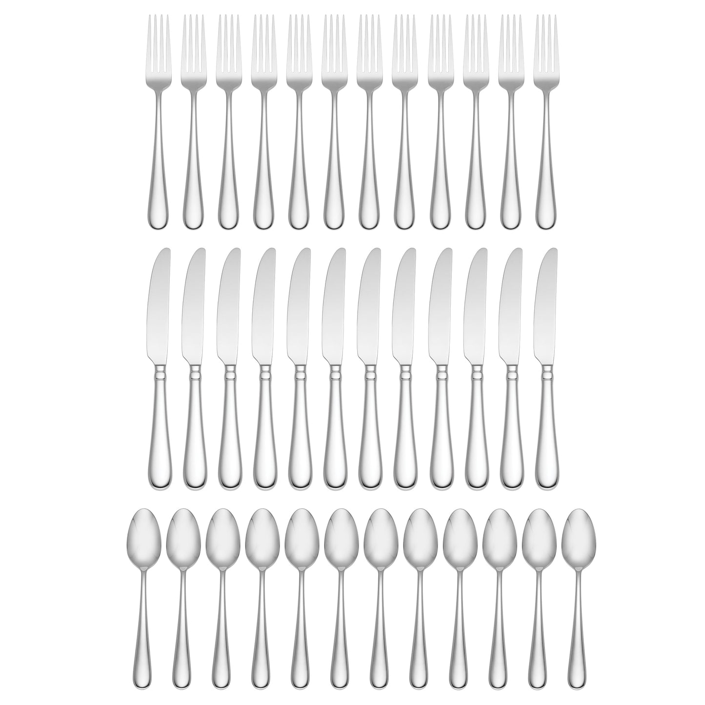 Studio 1414 36-Piece Flatware Set