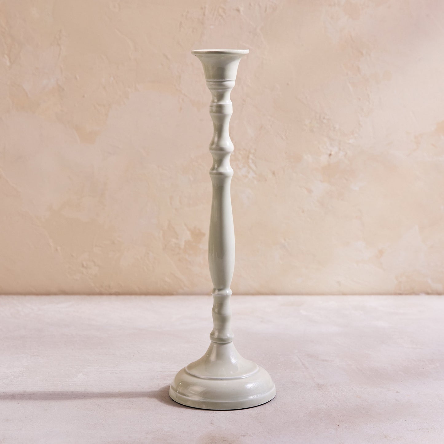 Nera Light Green Large Candle Holder