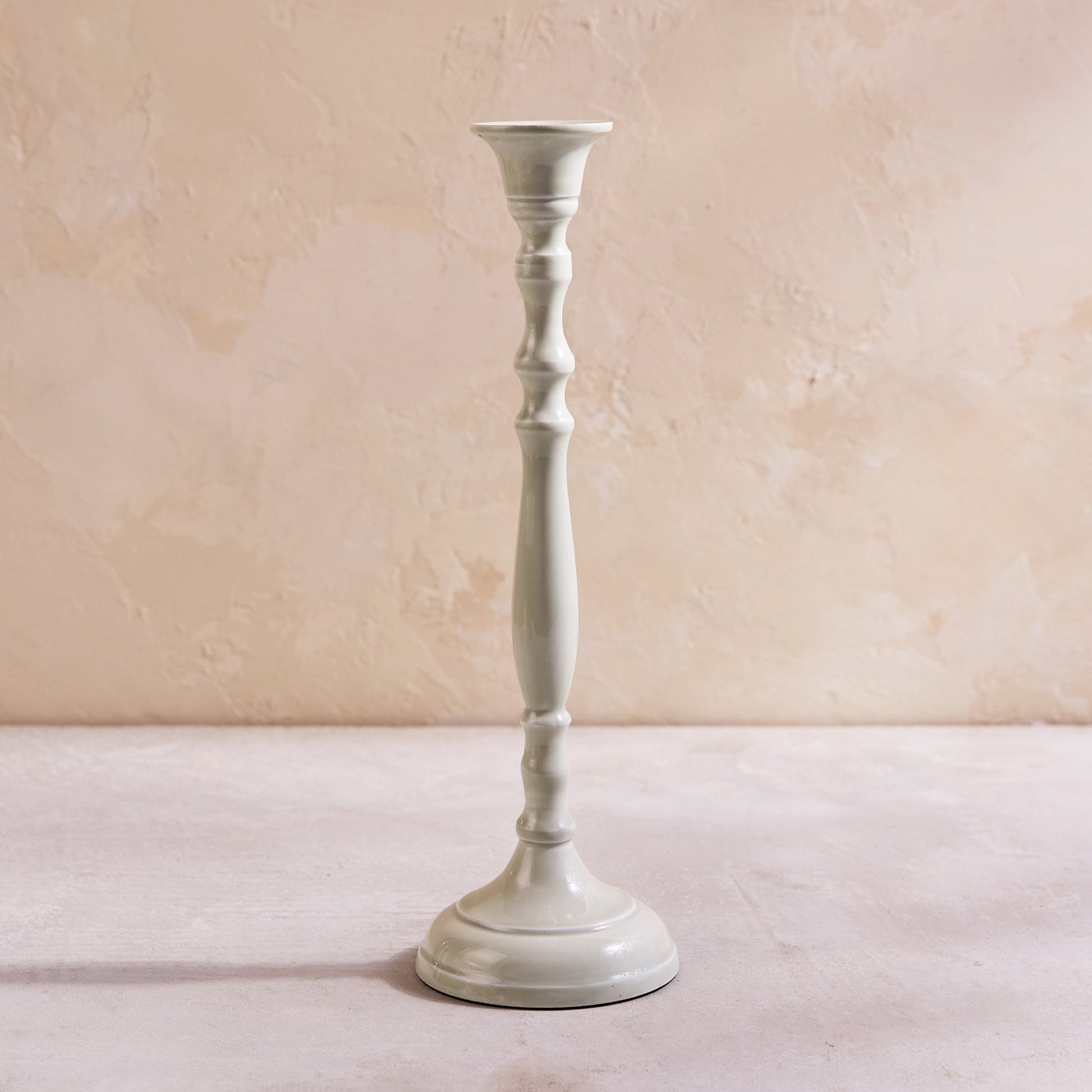 Nera Light Green Large Candle Holder