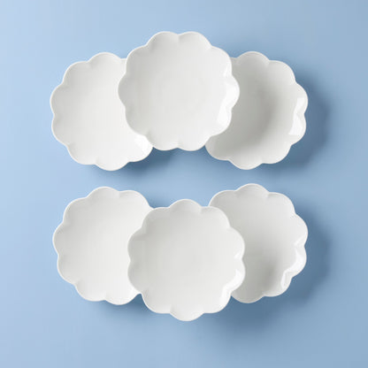 Studio 1414 Scallop Accent Plates, Set of 6