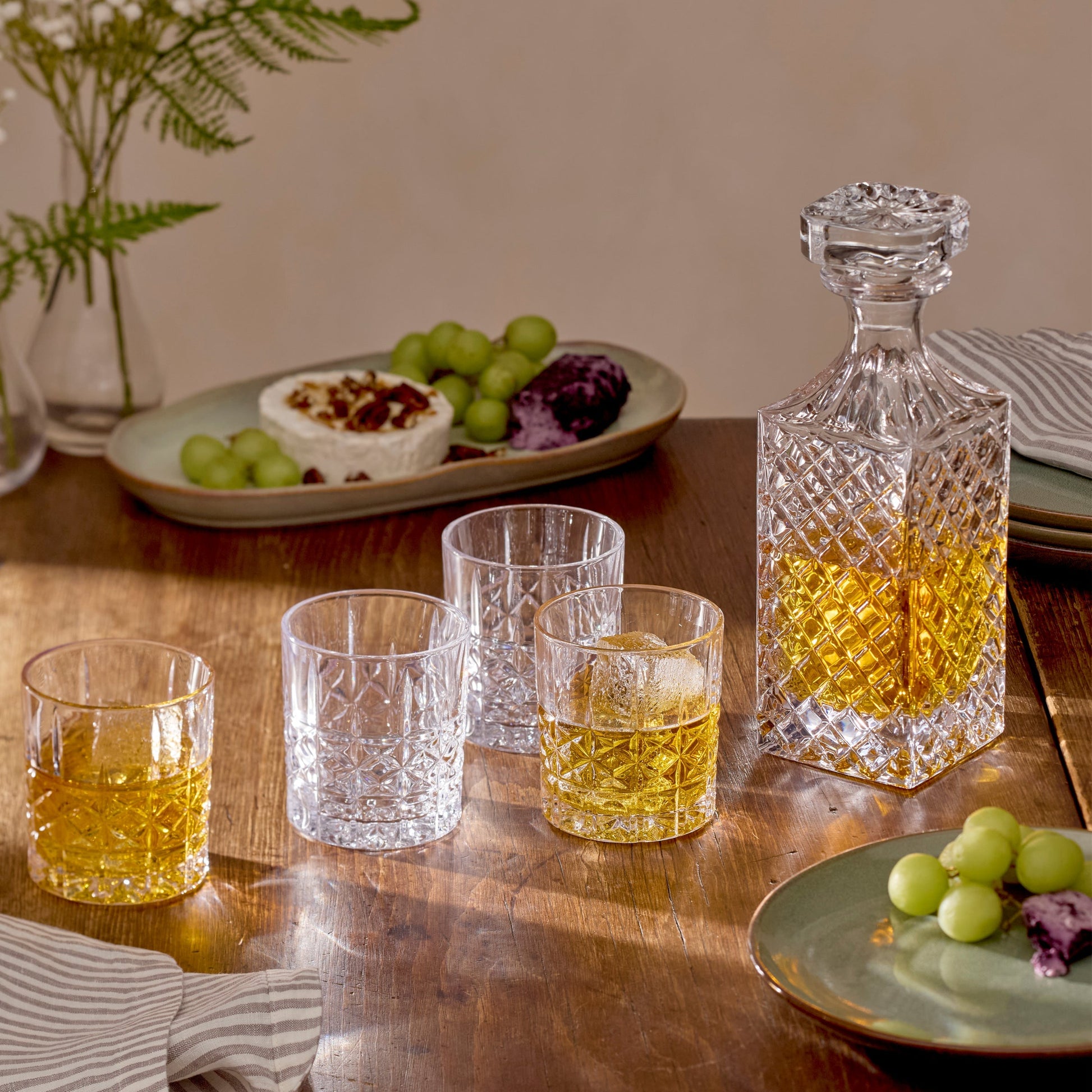 Apollo Double Old-Fashioned Glasses, Set of 4