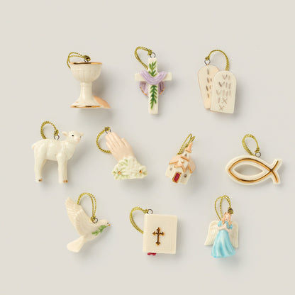 Tree of Faith 10-Piece Mini Ornament Set