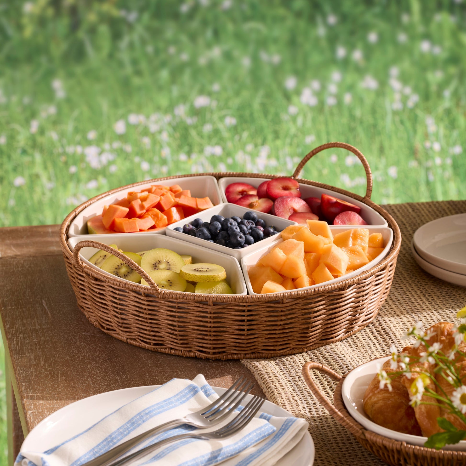 Willow & White 6-Piece Serving Set