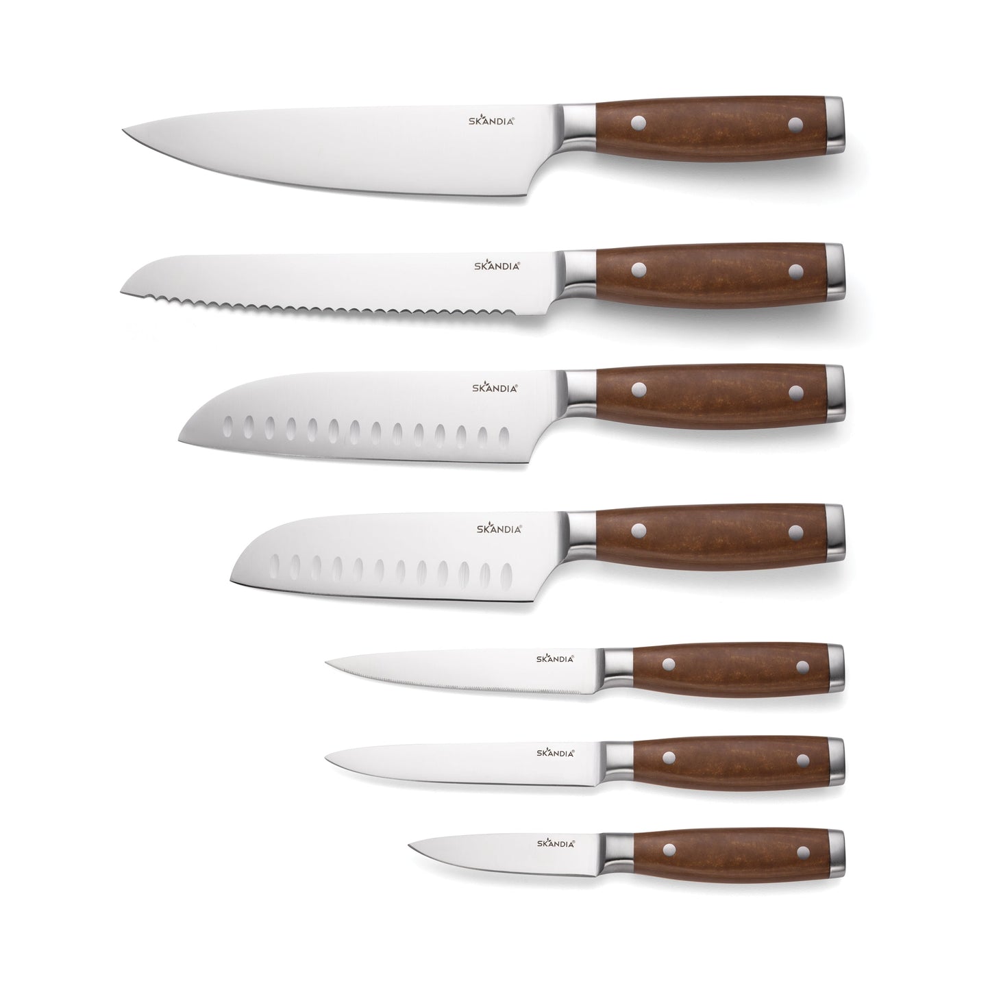 Skandia Woodlyn 10-Piece Cutlery Block Set
