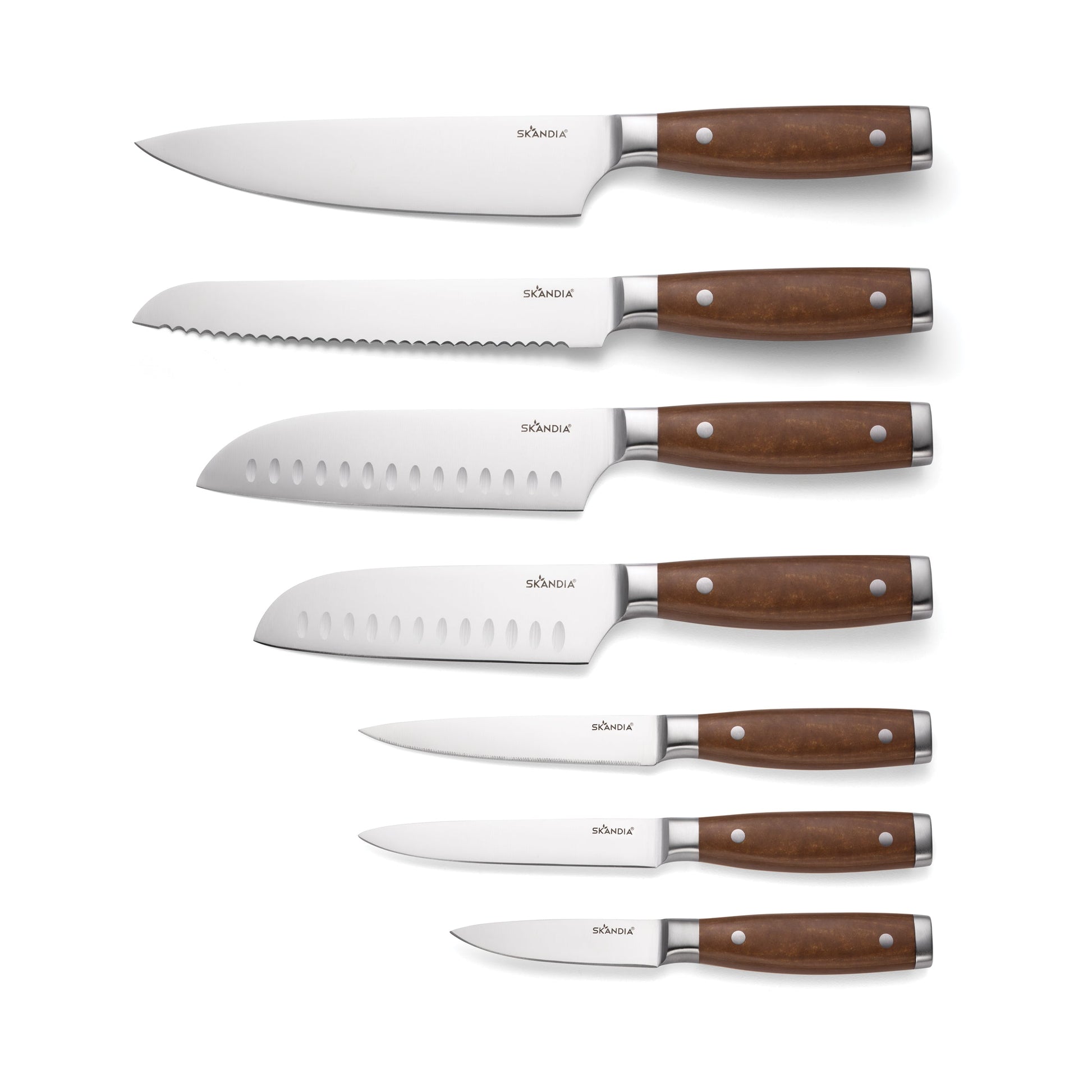 Skandia Woodlyn 10-Piece Cutlery Block Set