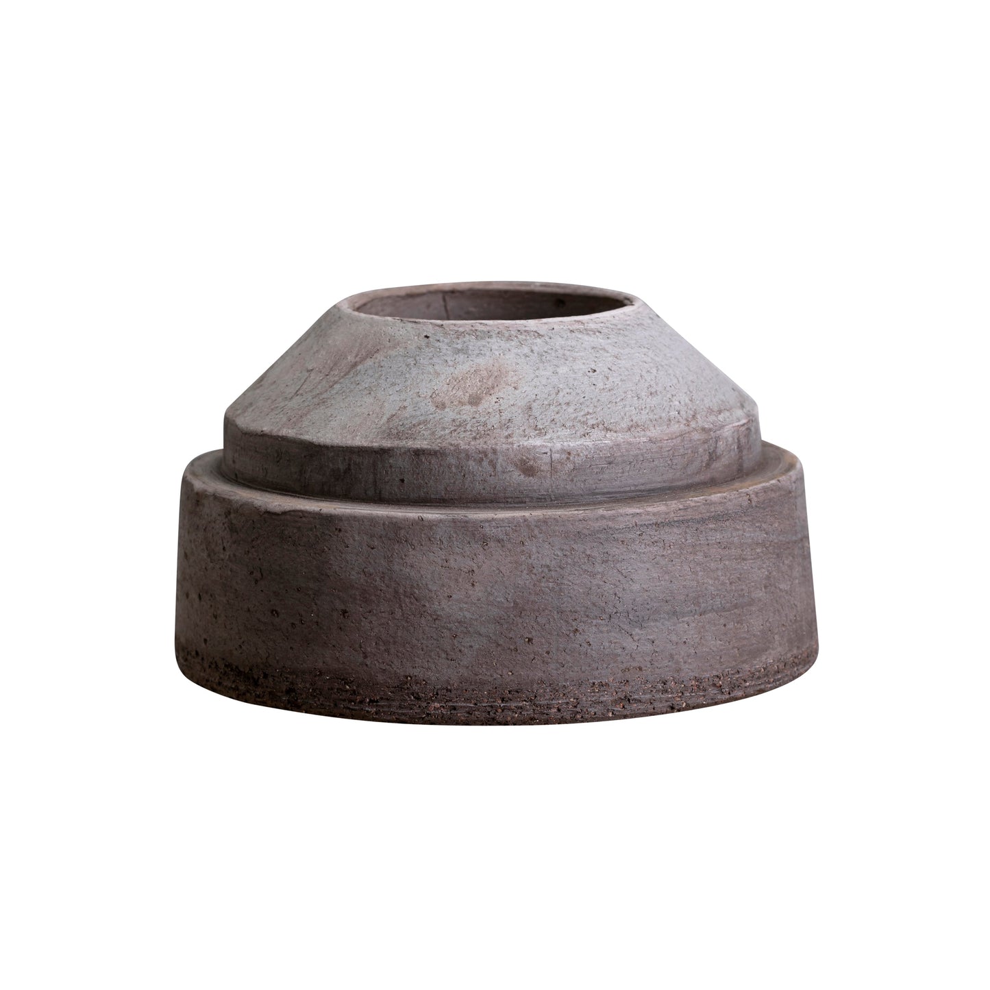 Hoff Raw Grey Candleholder