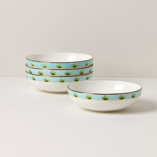 British Colonial Tradewinds Fruit Bowls, Set of 4