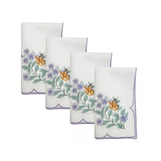 Butterfly Meadow Flutter Dinner Napkins, Set of 4
