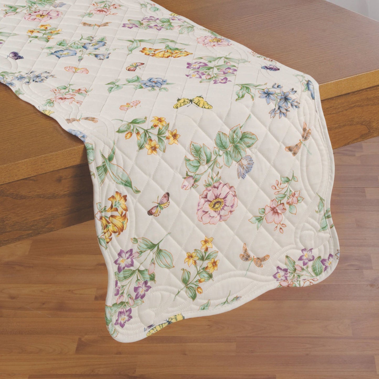 Butterfly Meadow Quilted 14x70 Table Runner