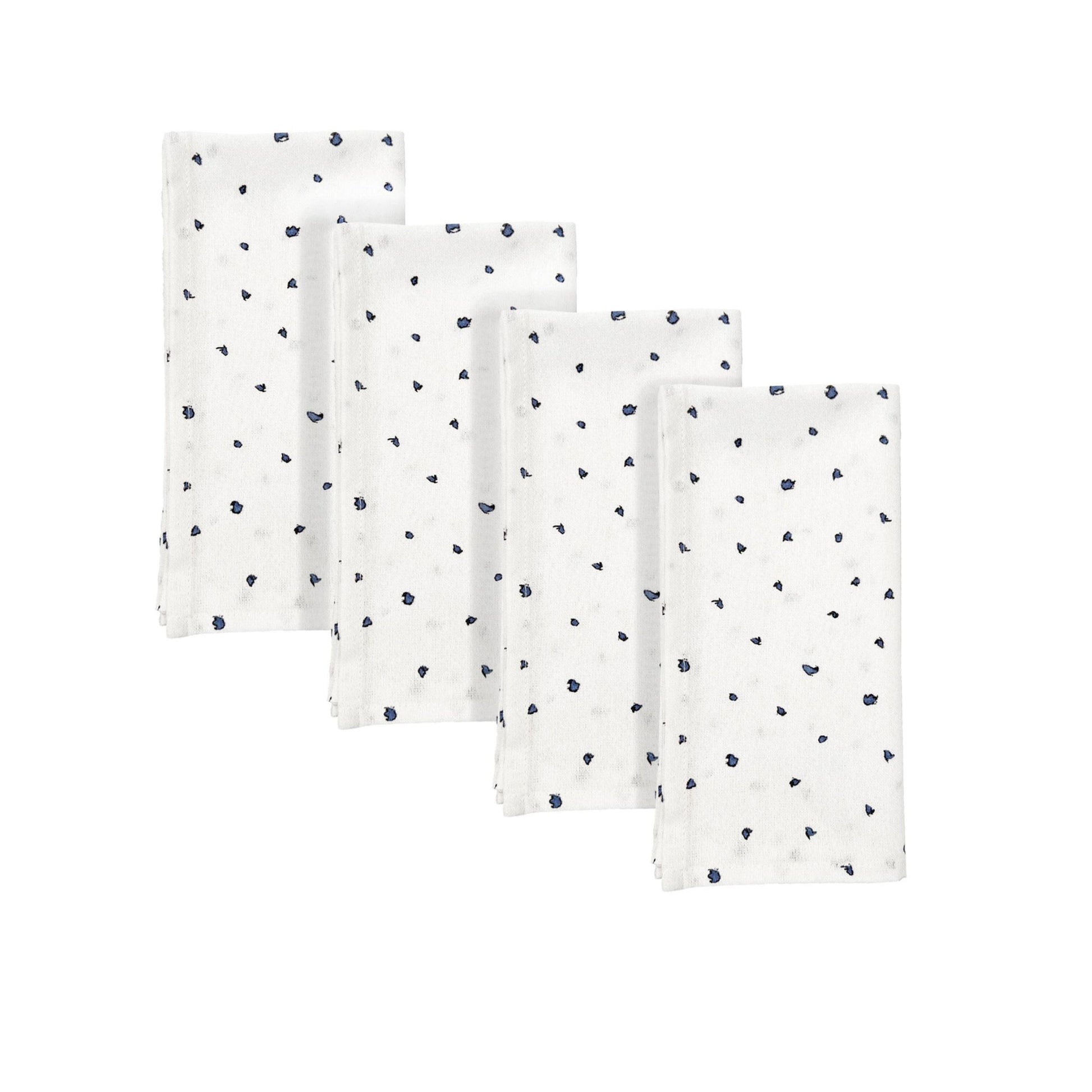 Blue Bay Dot Dinner Napkins, Set of 4