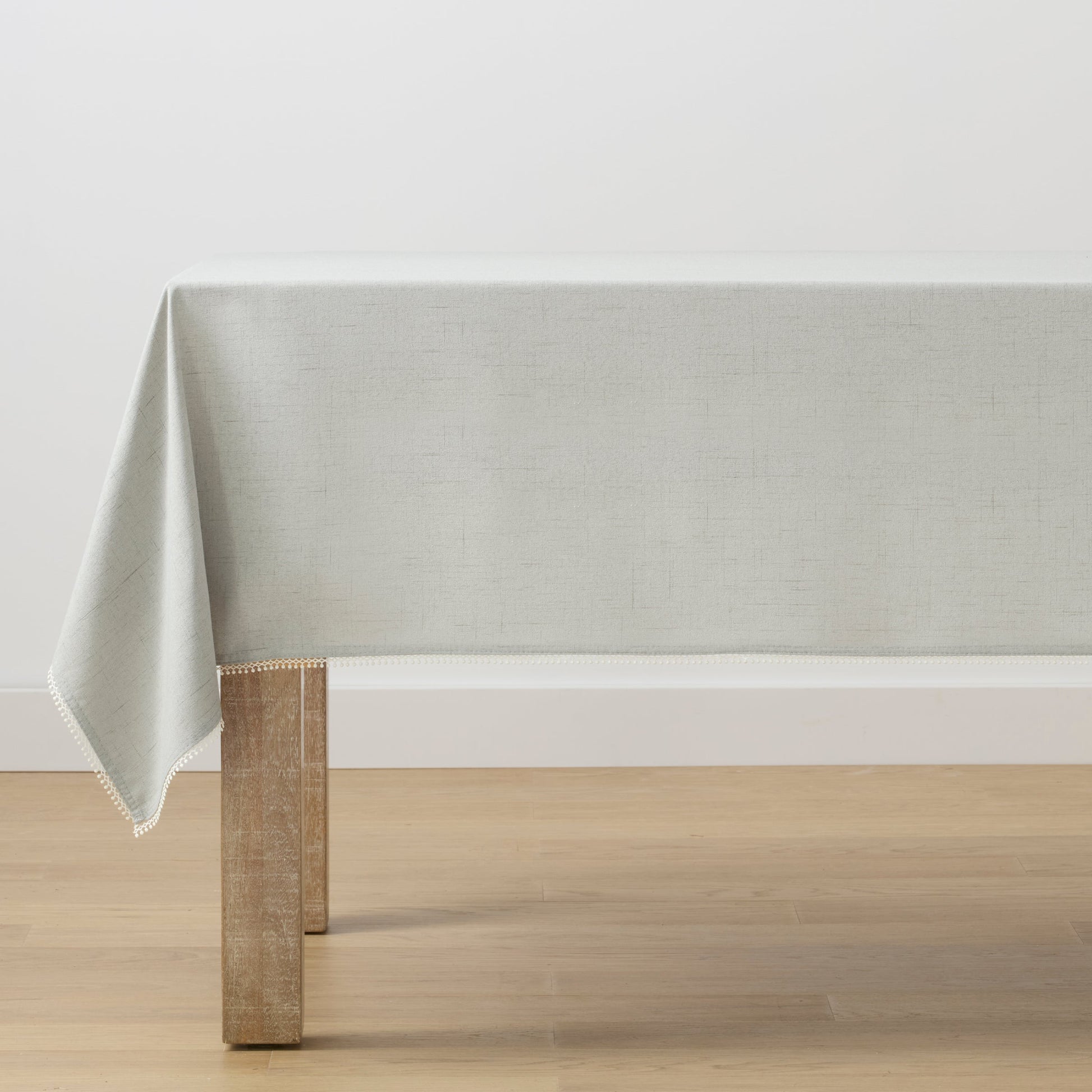 French Perle Solid Dove Grey 60x120 Tablecloth
