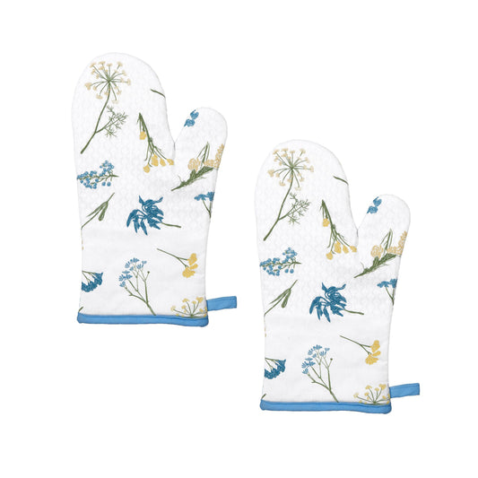 Wildflowers Allover Oven Mitts, Set of 2
