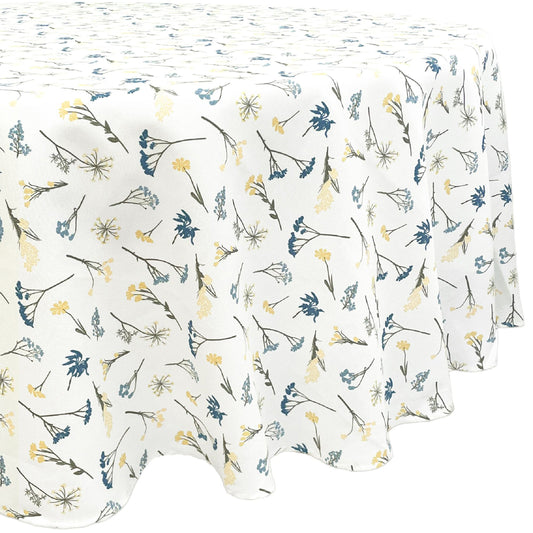 Wildflowers Allover 70x70 Round Tablecloth