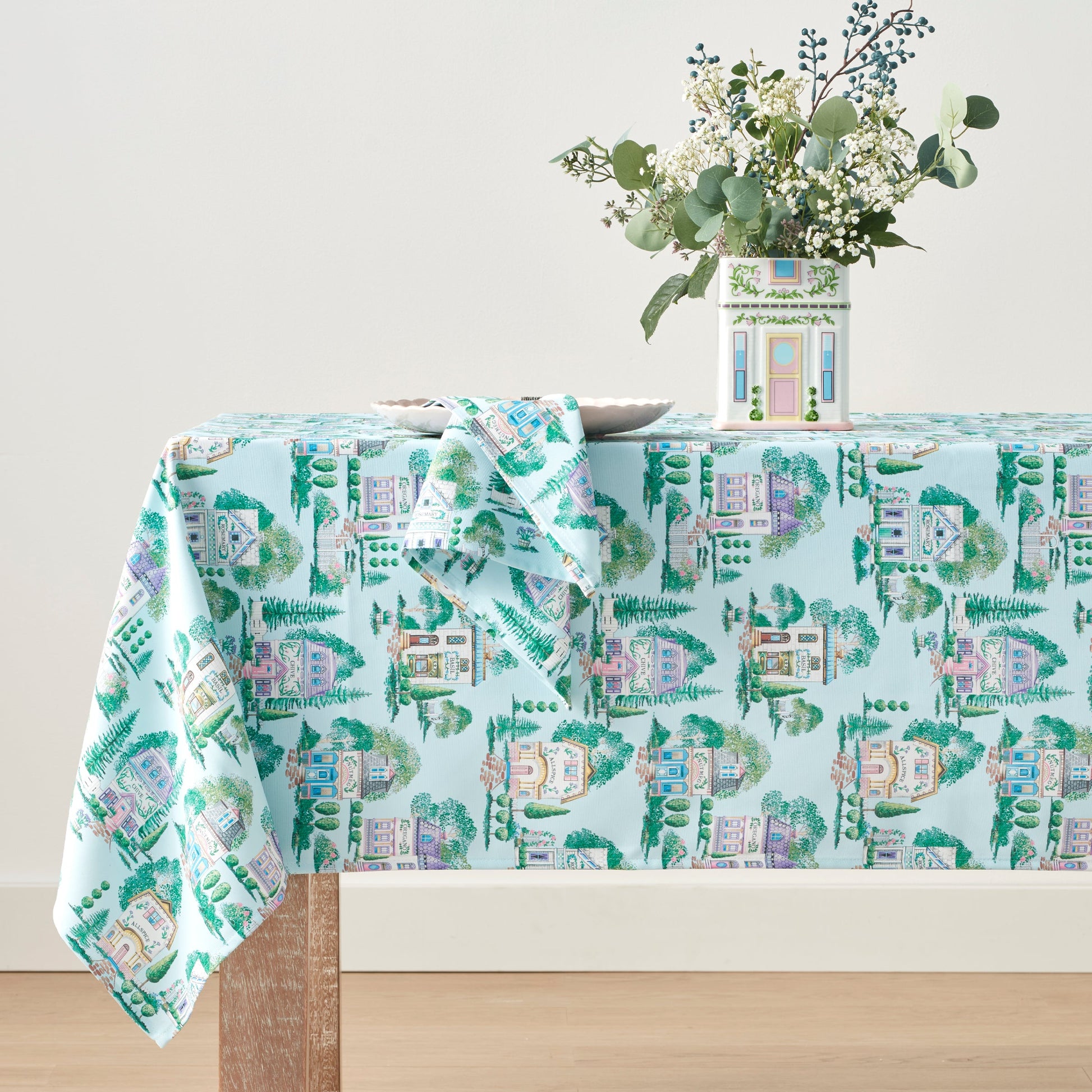 Lenox Spice Village Allover 60x120 Tablecloth