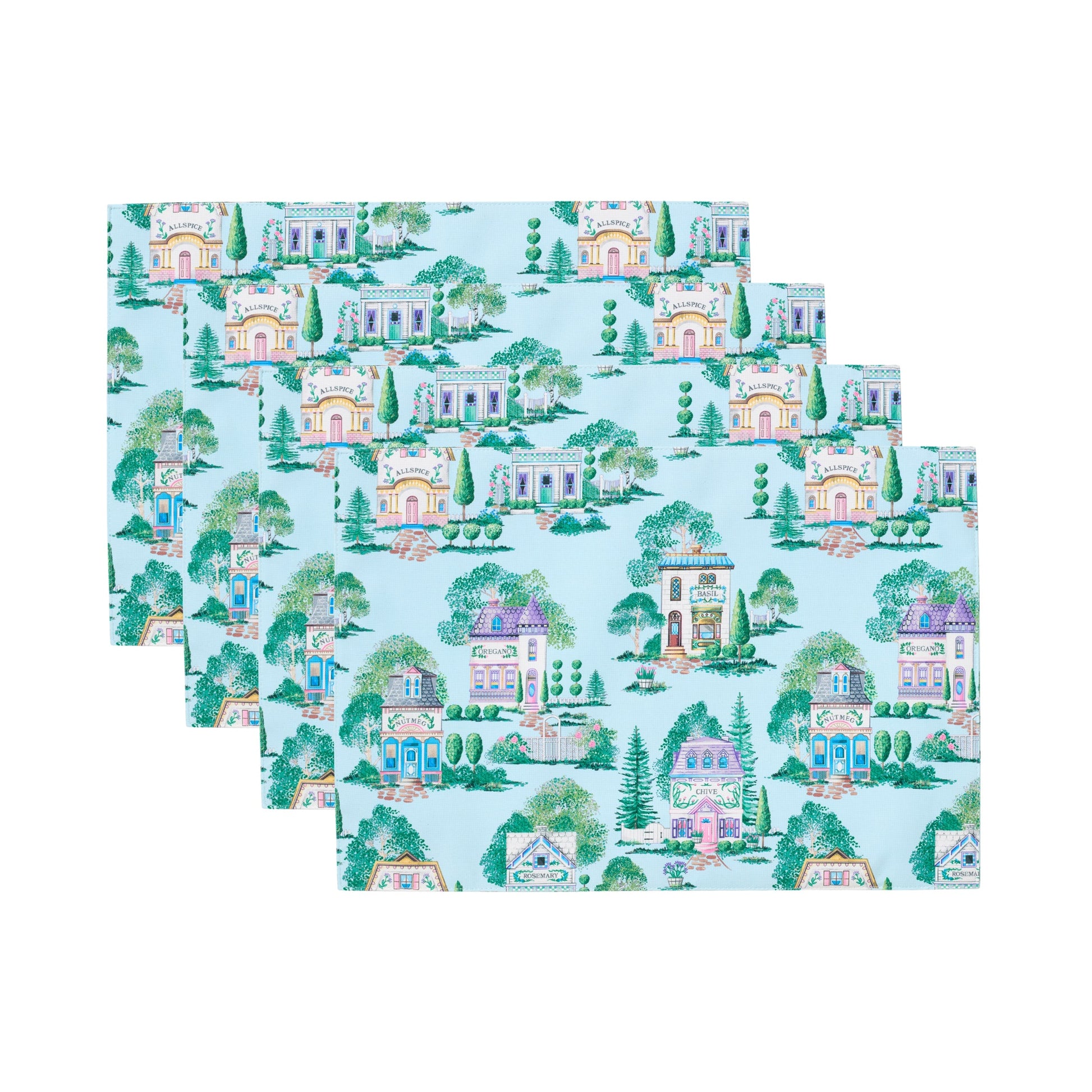 Lenox Spice Village Allover Placemats, Set of 4